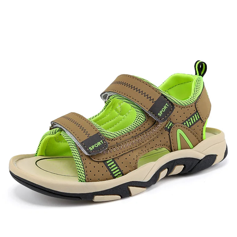 Children Sandals Summer Breathable Non Slip Soft Sole Casual Beach Shoes Boys Daily Fast Drying Comfort Walking Sports Sandals